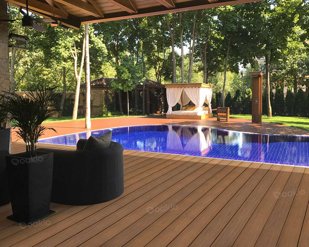 WPC/Composite Pool Deck In Low Maintenance