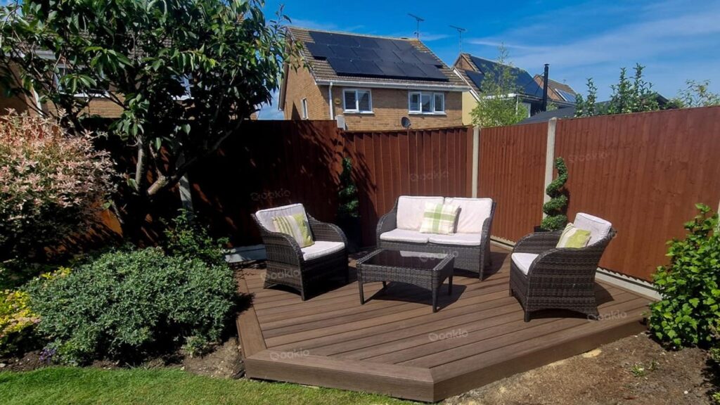 oakio wpc decking garden