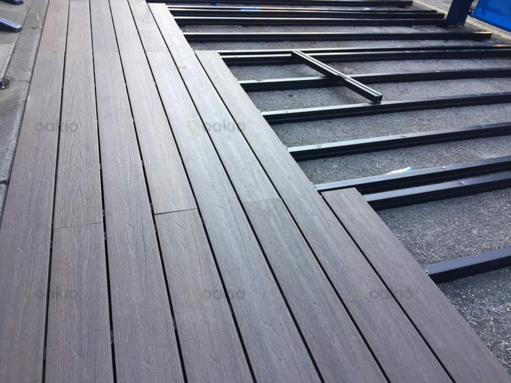 proper gap between wpc composite deckings installation