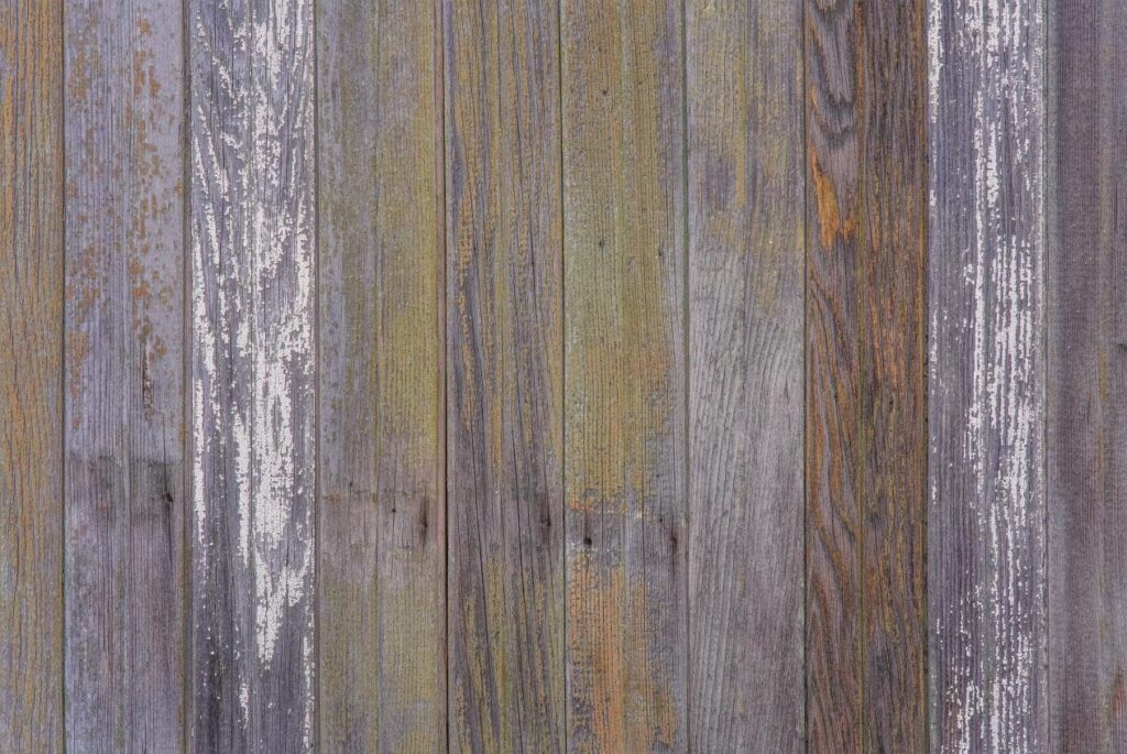 fading wood decking
