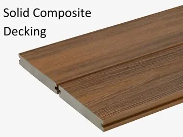solid composite decking