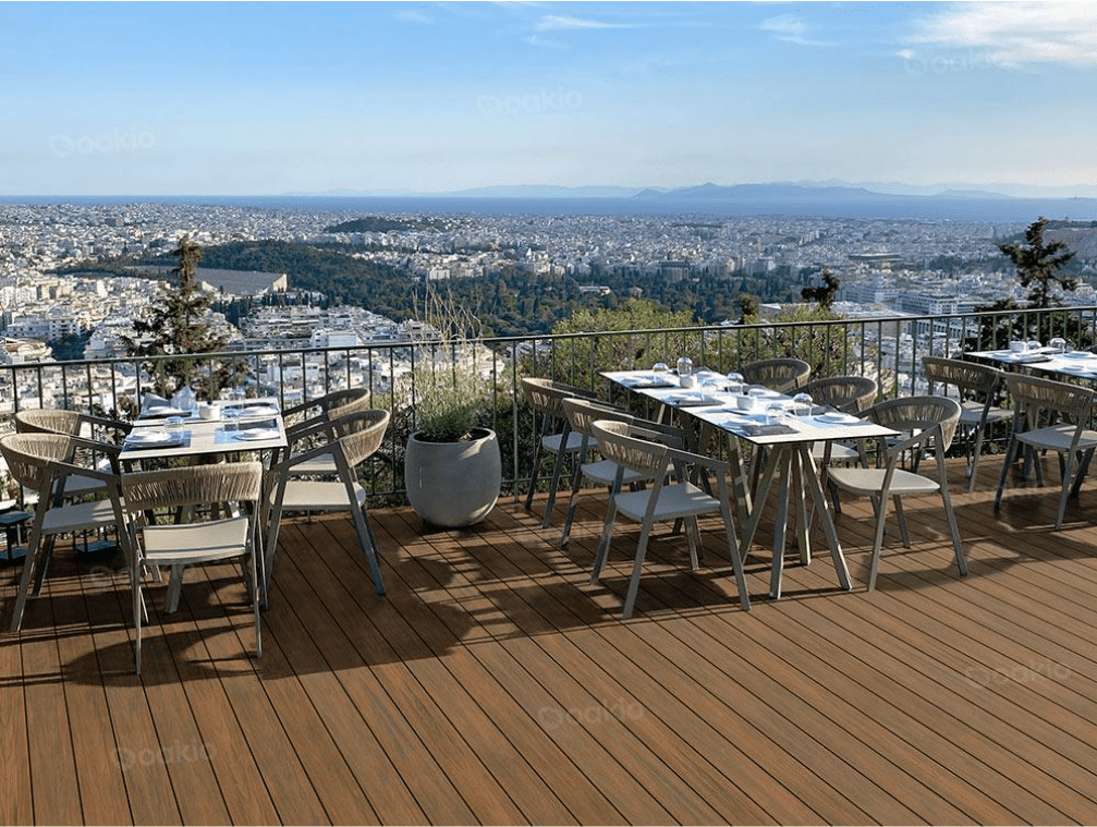 contemporary WPC balcony railing design