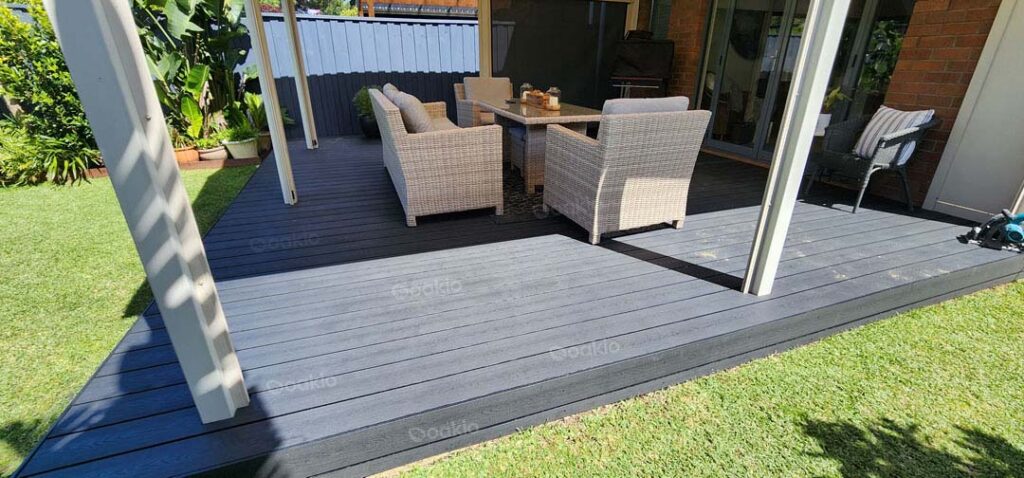 modern bioclimatic wpc decking