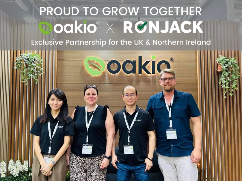oakio team photo with ronjack
