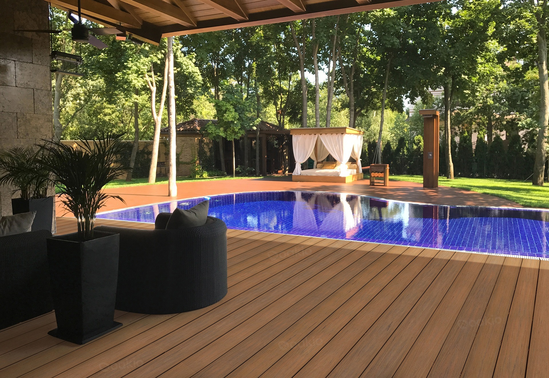 patio design ideas-poolside patio