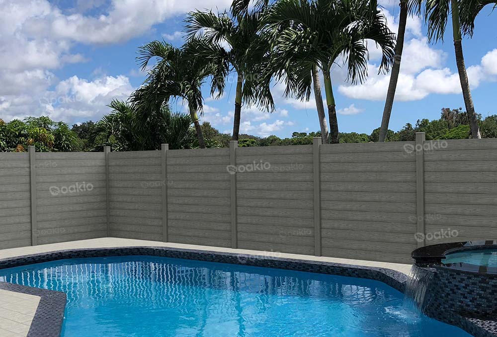residential backyard fencing