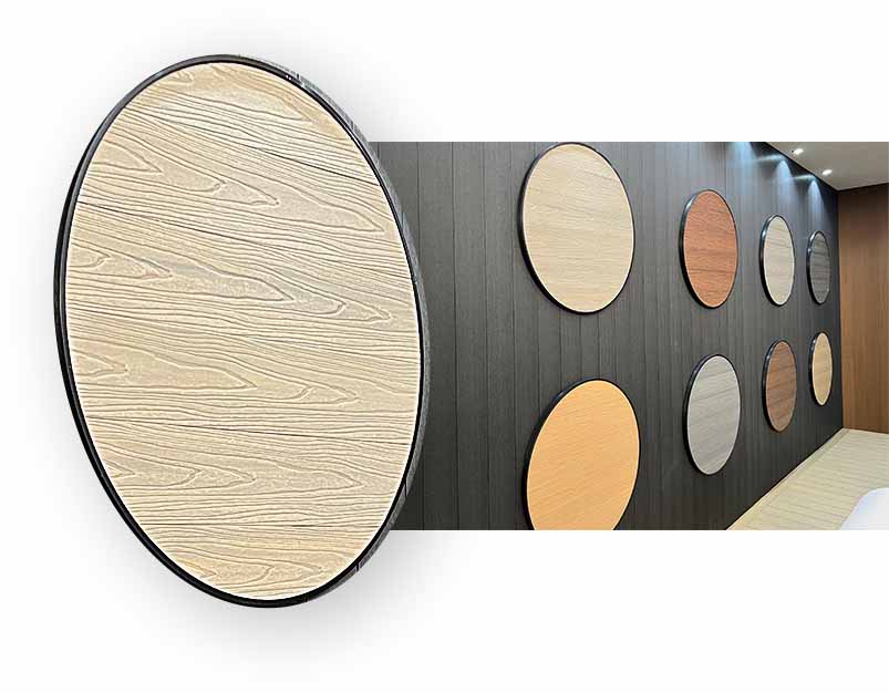 WPC Texture Display Wall