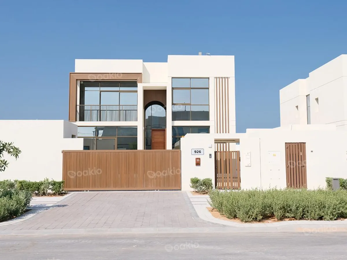 oakio wpc beam modern villa facade jubail island abu dhabi_2