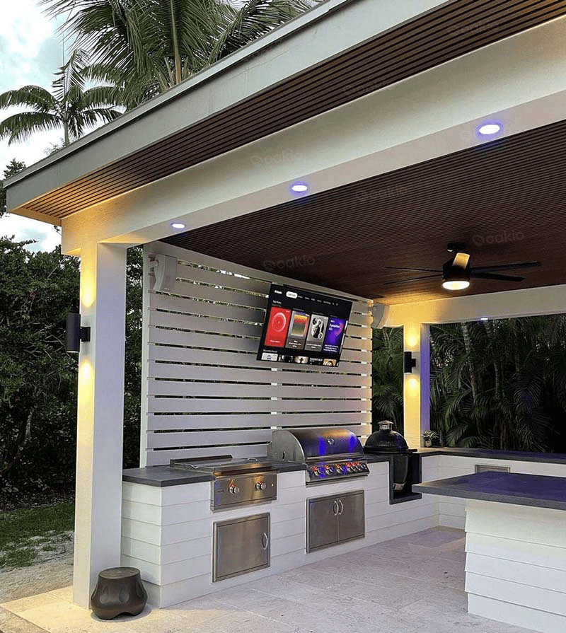 Composite fascia boards covering vertical cladding