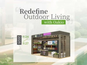 wpc manufacturer oakio will attend big5global 2025 with wpc solutions