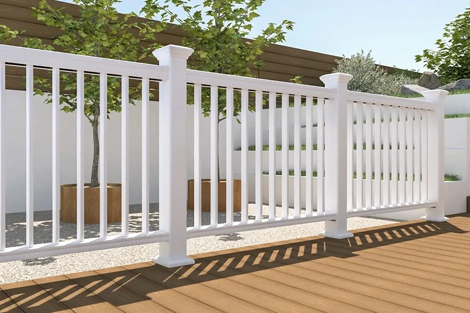 oakio white wpc railing