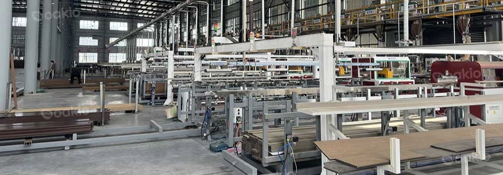 wpc factory production line