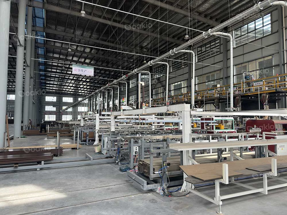 wpc factory production line